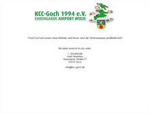 Tablet Screenshot of kcc-goch.de
